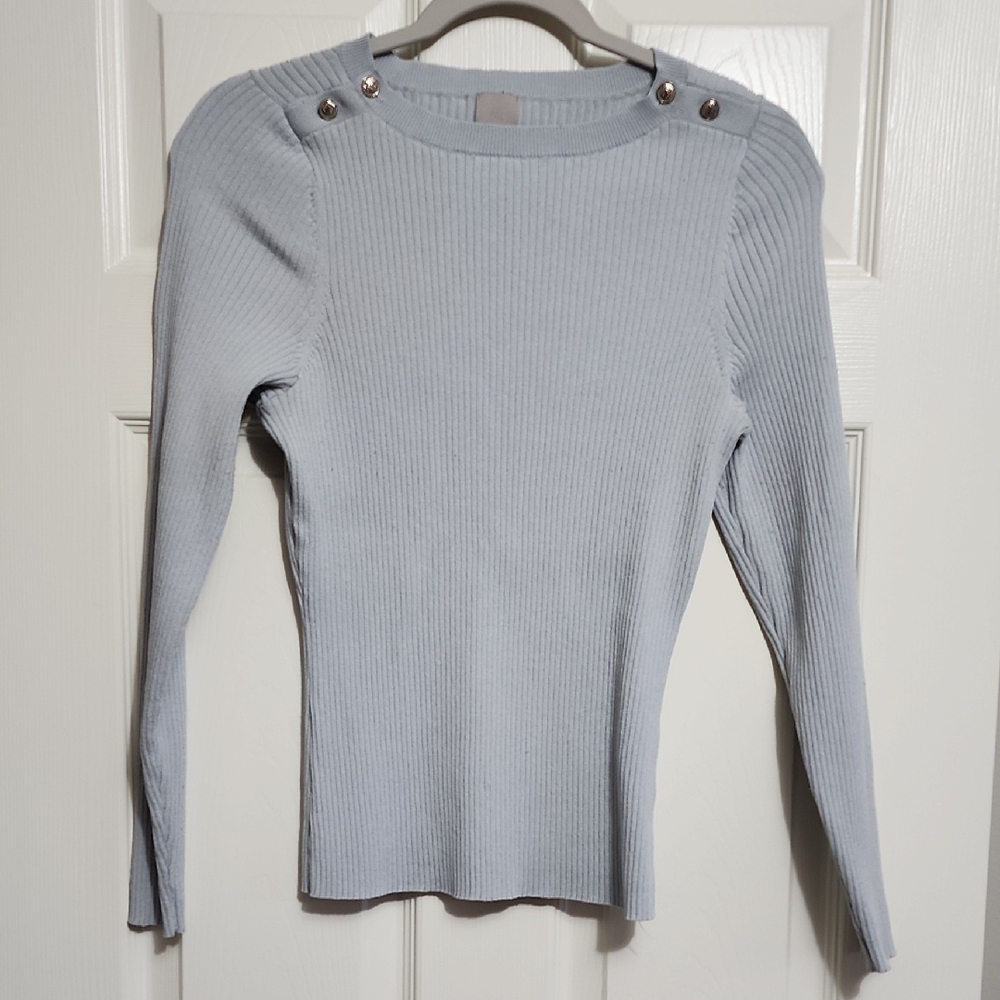 H&M Ribbed Long Sleeve Top